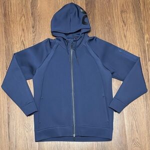 Jordan Engineered For Flight Full-Zip Hoodie Dark Blue Size Large 23 Logo